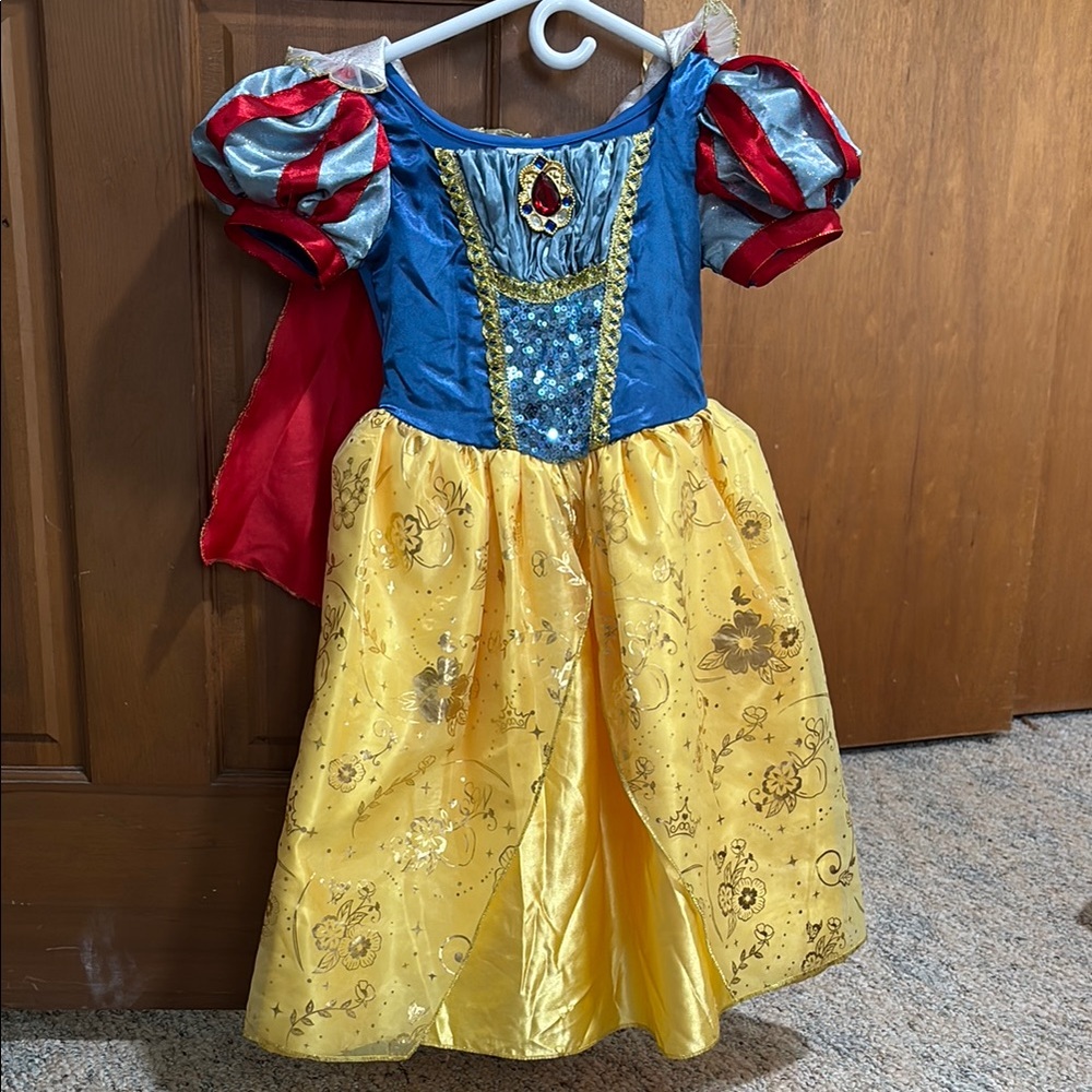 Kids Princess Costume - Blue, Yellow, Red